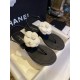 Chanel Camellia Sandals: Pure Water-Dyed Eco-Friendly Sheepskin with Camellia Decoration