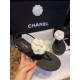 Chanel Camellia Sandals: Pure Water-Dyed Eco-Friendly Sheepskin with Camellia Decoration