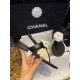 Chanel Camellia Sandals: Pure Water-Dyed Eco-Friendly Sheepskin with Camellia Decoration