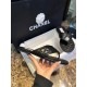 Chanel Black Diamond Pattern Pearl Buckle Slide Sandals: Luxurious Sheepskin with Italian Semi-Transparent Leather Sole