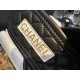 Chanel Black Diamond Pattern Pearl Buckle Slide Sandals: Luxurious Sheepskin with Italian Semi-Transparent Leather Sole