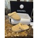 Chanel Shearling Grid Pattern Slide Sandals: Warmth and Style Combined with Luxurious Sheepskin and Cozy Shearling