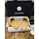 Chanel Shearling Grid Pattern Slide Sandals: Warmth and Style Combined with Luxurious Sheepskin and Cozy Shearling