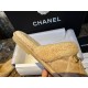 Chanel Shearling Grid Pattern Slide Sandals: Warmth and Style Combined with Luxurious Sheepskin and Cozy Shearling