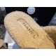 Chanel Shearling Grid Pattern Slide Sandals: Warmth and Style Combined with Luxurious Sheepskin and Cozy Shearling