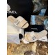 Chanel Pearl and Rhinestone Buckle Slides