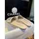 Chanel Pearl and Rhinestone Buckle Slides