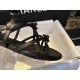 Chanel Black Sheepskin Peep Toe Sandals 