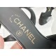 Chanel Black Satin Embroidered Lace-Up Sandals: Sheepskin and 4.5cm Stiletto Heel"


