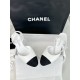 Chanel White Lace-Up Sandals with Delicate Round Toe