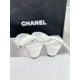 Chanel White Lace-Up Sandals with Delicate Round Toe