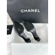 Chanel White Lace-Up Sandals with Delicate Round Toe