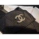 Chanel Black Satin Platform Fish Mouth Sandals: Imported Twill Satin Upper, TPU Outsole, Rhinestone Embellishments ,7.5cm Heel 