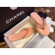 Chanel Pink Chain Link Thong Sandals: Summer Must-Have! Plush Insole, Gold Logo Embroidery, 18K Gold-Plated Chain, Superior Craftsmanship


