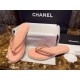 Chanel Pink Chain Link Thong Sandals: Summer Must-Have! Plush Insole, Gold Logo Embroidery, 18K Gold-Plated Chain, Superior Craftsmanship


