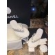 Chanel White Chain Link Thong Sandals