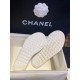 Chanel White Chain Link Thong Sandals