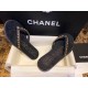 Chanel Black Chain Link Thong Sandals: Adorable Round Sole Design, Focuses on Comfort and Exquisite Detailing!