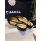 Chanel Black Diamond Pattern Flat Slingback: Imported Lamb Leather with Patchwork Cow Patent Leather Toe, 