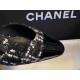 Chanel Woolen Glitter High Heel Slingbacks: Autumn and Winter Demand Woolen Fabric Plus Bling-Bling Elements