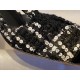 Chanel Woolen Glitter High Heel Slingbacks: Autumn and Winter Demand Woolen Fabric Plus Bling-Bling Elements