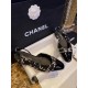 Chanel Woolen Glitter Flat Slingbacks