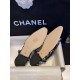 Chanel Woolen Glitter Flat Slingbacks