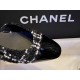 Chanel Woolen Glitter Flat Slingbacks