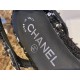 Chanel Woolen Glitter Flat Slingbacks