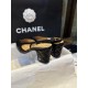 Chanel Imported Lamb Leather Spliced Cowhide Cap-Toe Shoes