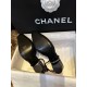 Chanel Imported Lamb Leather Spliced Cowhide Cap-Toe Shoes