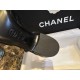 Chanel Imported Lamb Leather Spliced Cowhide Cap-Toe Shoes