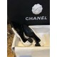 Chanel hic High Heels with White Diamond Grid and Imported Lamb Leather Patchwork Cow Patent Leather Toe