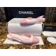 Chanel Sakura Pink Suede Flat Shoes