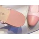 Chanel Sakura Pink Suede Flat Shoes