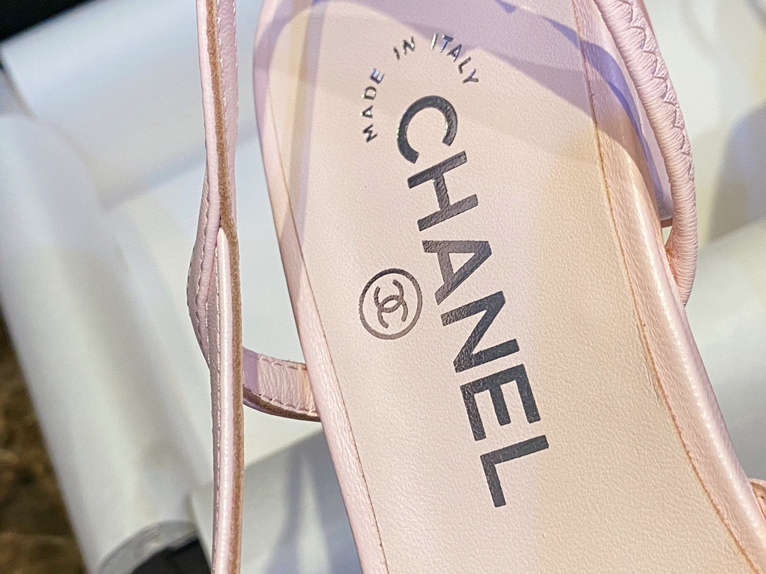 Chanel Sakura Pink Suede Flat Shoes