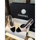 Chanel Lina Belle Pink Velvet High Heel Slingback - Adorable Fluffy Style with Pink Wool and Weaving Craftsmanship