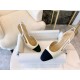 Chanel White Slingback - Italian Imported Hybrid Sheepskin,