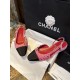 Chanel Dragonfruit Bouclé Flat Slingback - Craftsmanship Demanding Bouclé Fabric, Lamb Leather Lining, Italian Leather Sole