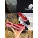 Chanel Dragonfruit Bouclé Flat Slingback - Craftsmanship Demanding Bouclé Fabric, Lamb Leather Lining, Italian Leather Sole