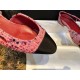 Chanel Dragonfruit Bouclé Flat Slingback - Craftsmanship Demanding Bouclé Fabric, Lamb Leather Lining, Italian Leather Sole