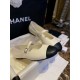 Chanel Classic White Mary Janes in Genuine Sheepskin, Adorned with Petite Double C Buckles for a Playful Twist