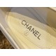 Chanel Classic White Mary Janes in Genuine Sheepskin, Adorned with Petite Double C Buckles for a Playful Twist