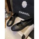 Chanel Cozy Black Mary Jane Flats in Supple Sheepskin, Comfort Guaranteed or Your Money Back! Subtle Side Logo for Understated Elegance, Timeless Grace