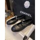 Chanel Cozy Black Mary Jane Flats in Supple Sheepskin, Comfort Guaranteed or Your Money Back! Subtle Side Logo for Understated Elegance, Timeless Grace