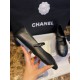 Chanel Cozy Black Mary Jane Flats in Supple Sheepskin, Comfort Guaranteed or Your Money Back! Subtle Side Logo for Understated Elegance, Timeless Grace