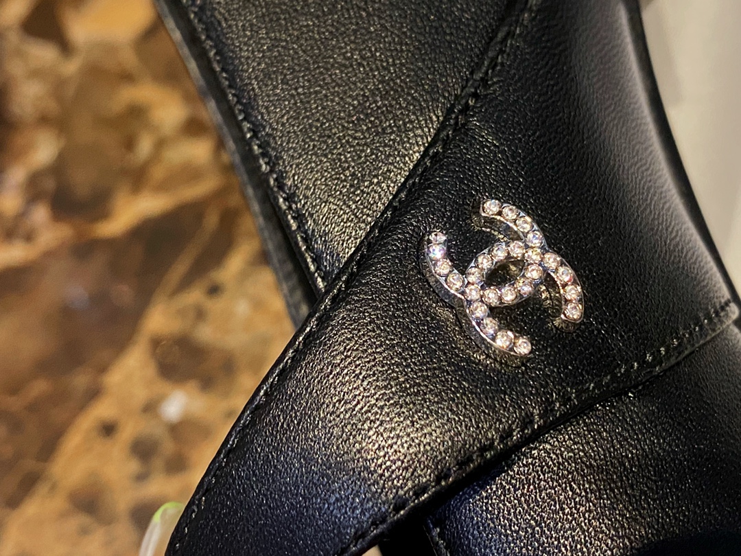 Chanel Cozy Black Mary Jane Flats in Supple Sheepskin, Comfort Guaranteed or Your Money Back! Subtle Side Logo for Understated Elegance, Timeless Grace