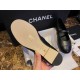 Chanel Cozy Black Mary Jane Flats in Supple Sheepskin, Comfort Guaranteed or Your Money Back! Subtle Side Logo for Understated Elegance, Timeless Grace