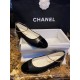 Chanel Glossy Black Chain Mary Jane - Imported Lamb Leather Upper with Ultra-Black Shine, Exquisite Lamb Leather Lining