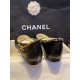 Chanel Glossy Black Chain Mary Jane - Imported Lamb Leather Upper with Ultra-Black Shine, Exquisite Lamb Leather Lining